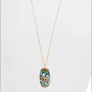 Kendra Scott Reid Macramé Pendant Necklace
